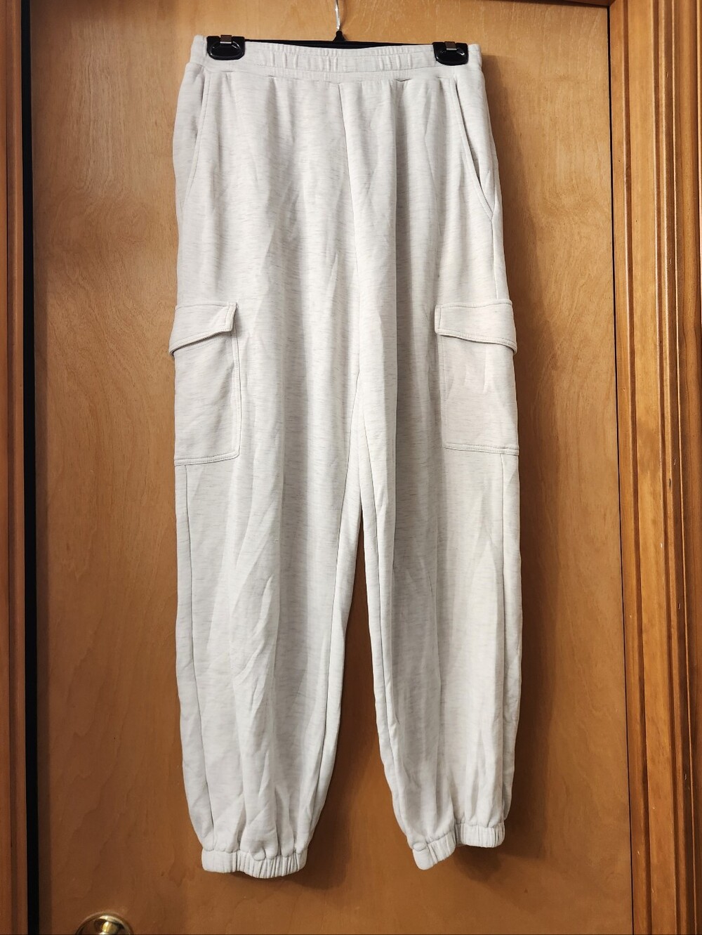 Varley Light Heather Gray Womens Cargo Joggers Size Small